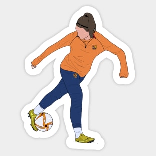 Alexia Putellas training Sticker